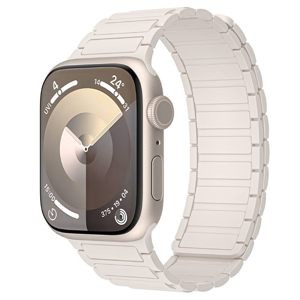 Soka Ocean Silicone Magnetic Apple Watch Band (42/44/45/46/49 MM) - Starlight