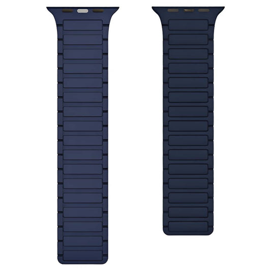 Soka Ocean Silicone Magnetic Apple Watch Band (42/44/45/46/49 MM) - Navy