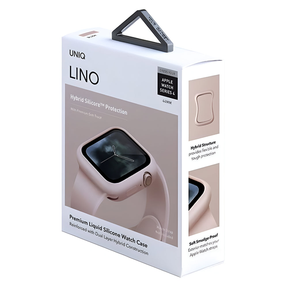 UNIQ Lino Silicone 44mm iWatch Case - Pink