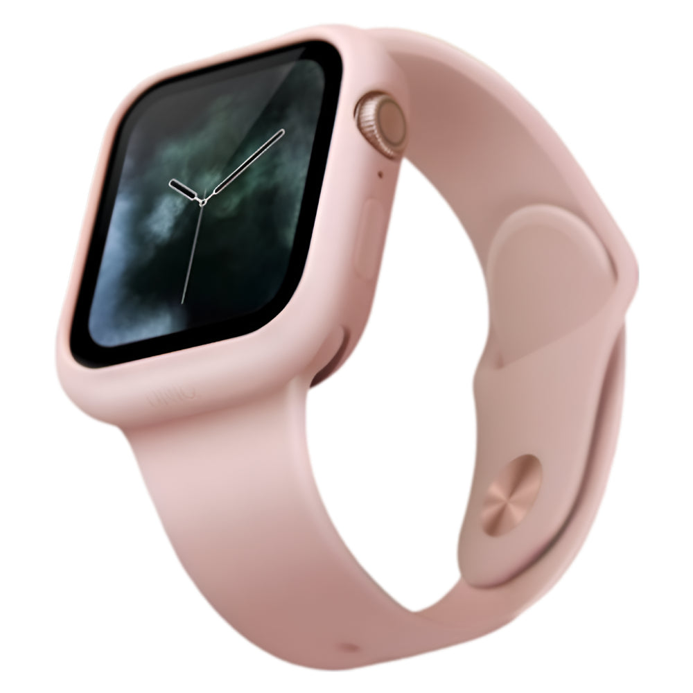 UNIQ Lino Silicone 44mm iWatch Case - Pink