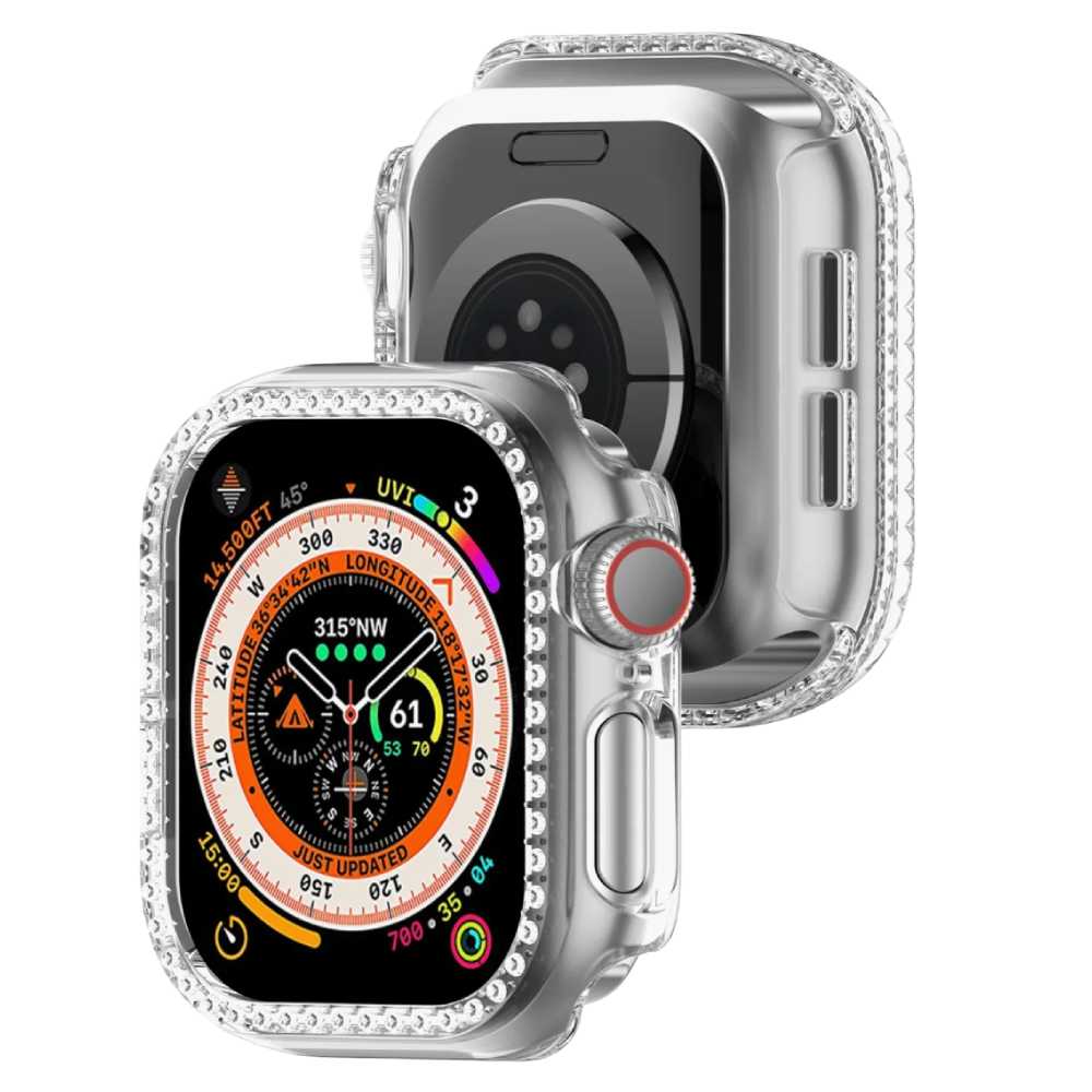 Soka Sparking Diamond PC Case for Apple Watch (46 MM) - Clear