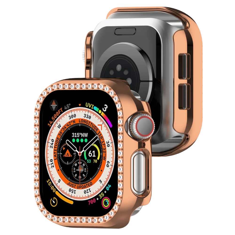 Soka Sparking Diamond PC Case for Apple Watch (42 MM) - Rose Gold
