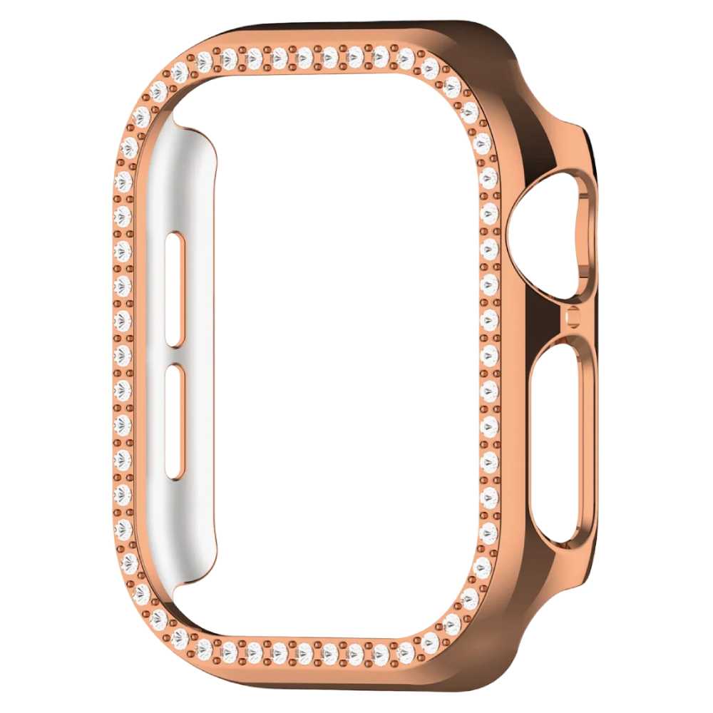 Soka Sparking Diamond PC Case for Apple Watch (44 MM) - Rose Gold