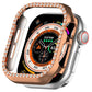 Soka Sparking Diamond PC Case for Apple Watch (45 MM) - Rose Gold