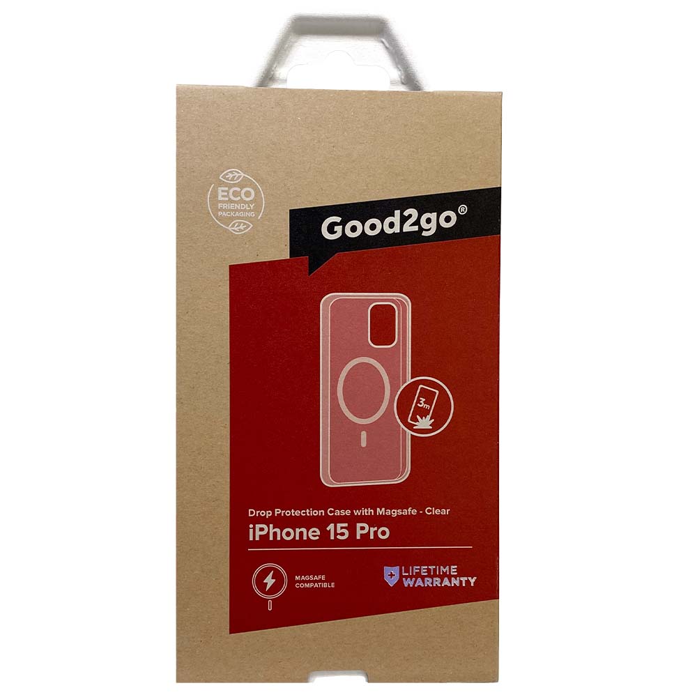 Good 2 Go Silicone Liquid MagSafe Case (Suits iPhone 15 Pro) - Black