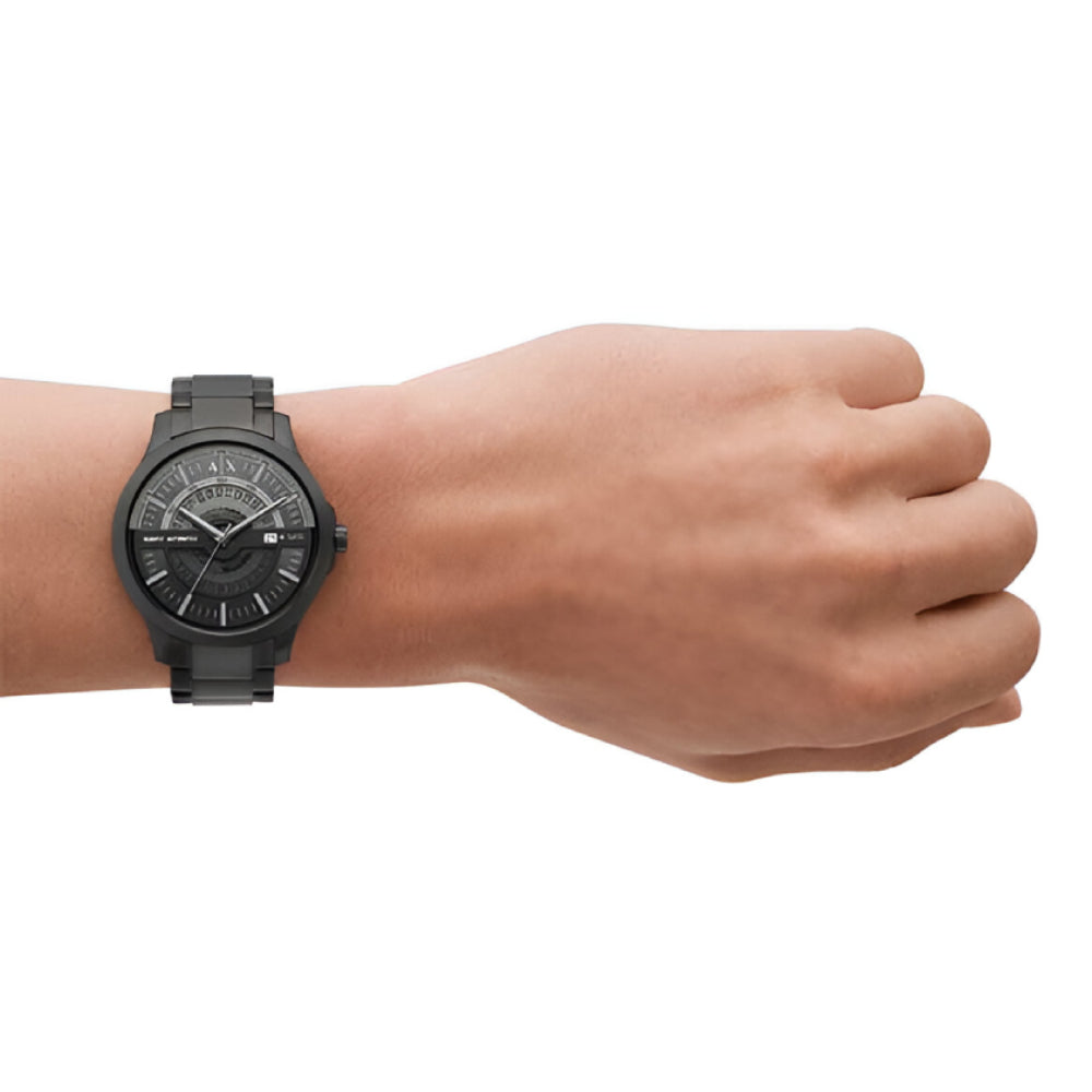 Armani Exchange Automatic Three-Hand Date Stainless Steel Men’s Watch (AX2444)