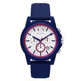 Armani Exchange Chronograph Blue Silicone Men’s Watch (AX2524)