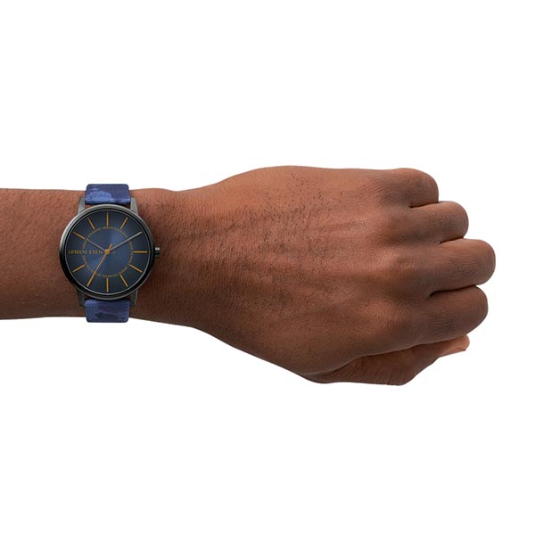 Armani Exchange Cayde Analog Blue Dial Men's Watch (AX2750)