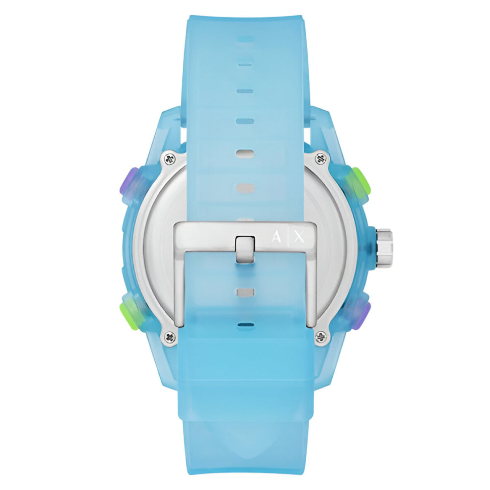Armani Exchange Men's Analog-Digital Silicone Men's Watch (AX2964)