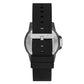 Armani Exchange Three-Hand Stainless Steel Men’s Watch and Topring Gift Set (AX7136SET)