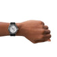 Armani Exchange Three-Hand Stainless Steel Men’s Watch and Topring Gift Set (AX7136SET)