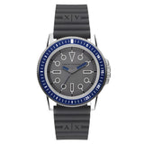 Armani Exchange Three-Hand Gray Silicone Men’s Watch (AX1862)