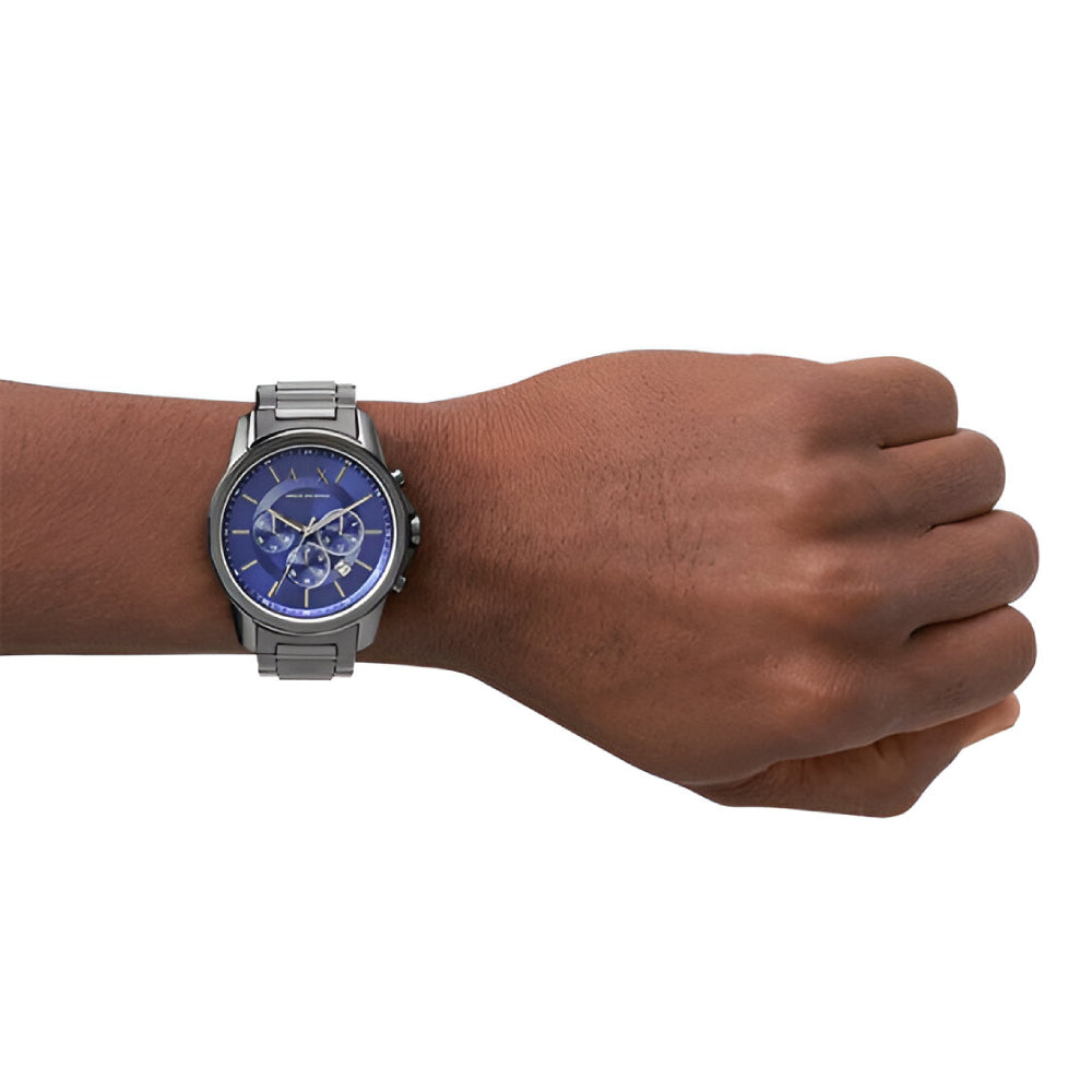 Armani Exchange Chronograph Gunmetal Stainless Steel Men's Watch (AX1731)