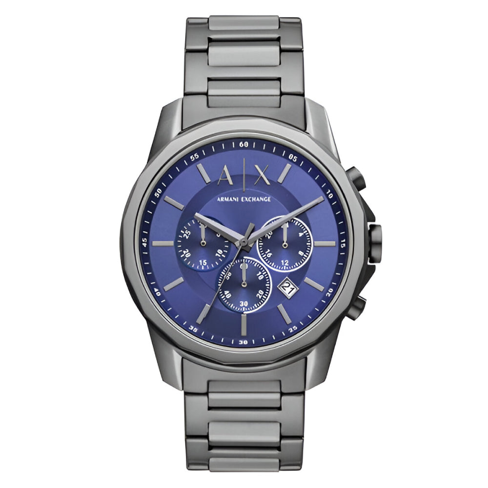 Armani Exchange Chronograph Gunmetal Stainless Steel Men's Watch (AX1731)