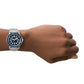 Armani Exchange Leonardo Blue and Silver Men's Watch (AX1861)