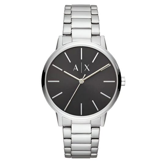 Armani Exchange Three-Hand Black Dial Cyde Silver Men’s Watch (AX2700)