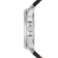 Armani Exchange Automatic Three-Hand Date Black Leather Men’s Watch (AX2445)