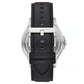 Armani Exchange Automatic Three-Hand Date Black Leather Men’s Watch (AX2445)