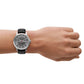 Armani Exchange Automatic Three-Hand Date Black Leather Men’s Watch (AX2445)
