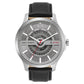 Armani Exchange Automatic Three-Hand Date Black Leather Men’s Watch (AX2445)