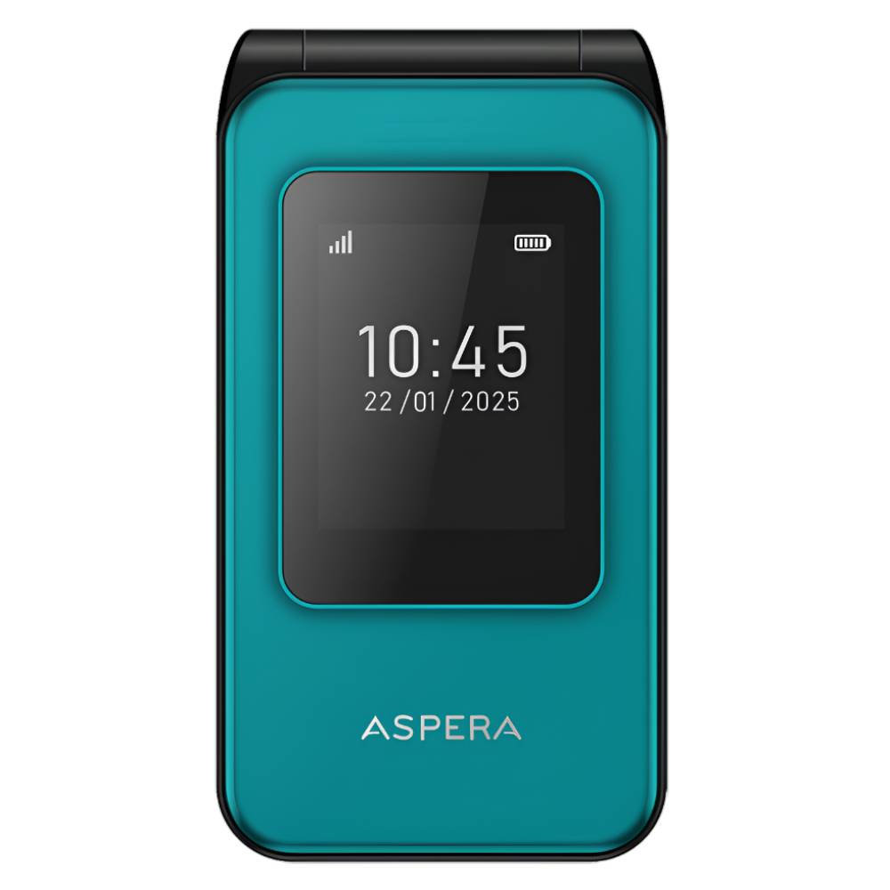 Aspera F46+ (2.8-inch, 128MB/48MB, Flip Phone) - Green