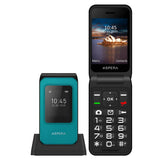 Aspera F46+ (2.8-inch, 128MB/48MB, Flip Phone) - Green