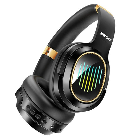 BWOO Folding Wireless Headphones - Black [BO-BW586]