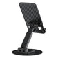 BWOO Foldable Desktop Phone Holder 360 Rotatable Desktop - Black [BO-ZJ132]