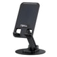 BWOO Foldable Desktop Phone Holder 360 Rotatable Desktop - Black [BO-ZJ132]