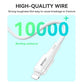 BWOO USB-C to lightning Soft Silicone Fast Charging Data Cable 27W PD (1M)(BO-X329CL) - White