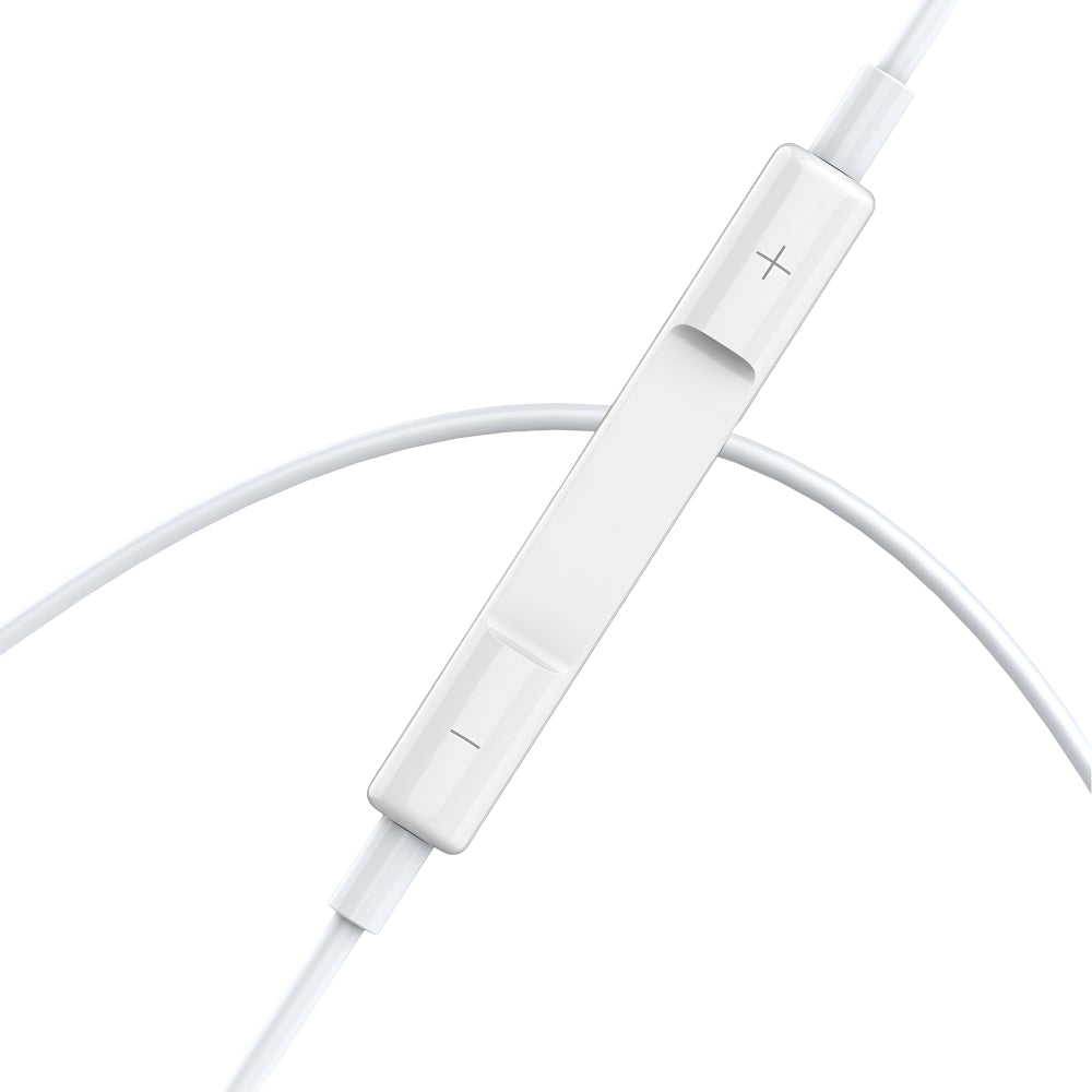 BWOO USB-C Hi-Fi Audio Stereo Wired Earphones (1.2M)(BO-HF175) - White