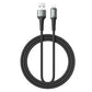 BWOO USB-A to Lightning Fast Charging Data Cable (3M)(BO-X288L-3M) - Black