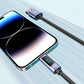 BWOO Type-C To Lightning Charging Cable with LED Display 30W (1M) - Black [BO-X323C-L]