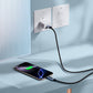BWOO Type-C To Lightning Charging Cable with LED Display 30W (1M) - Black [BO-X323C-L]