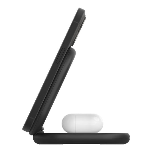 Belkin BoostCharge 2-in-1 Foldable 15W Wireless Charger Qi2 with 36W Wall Charger - Black