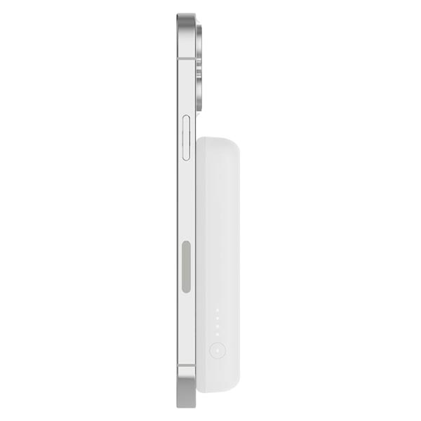 Belkin BoostCharge Magnetic Wireless Power Bank 5k + Stand - White