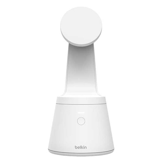 Belkin Magnetic Phone Mount with Face Tracking Works with iPhone 14/ 13/ 12 Series - White