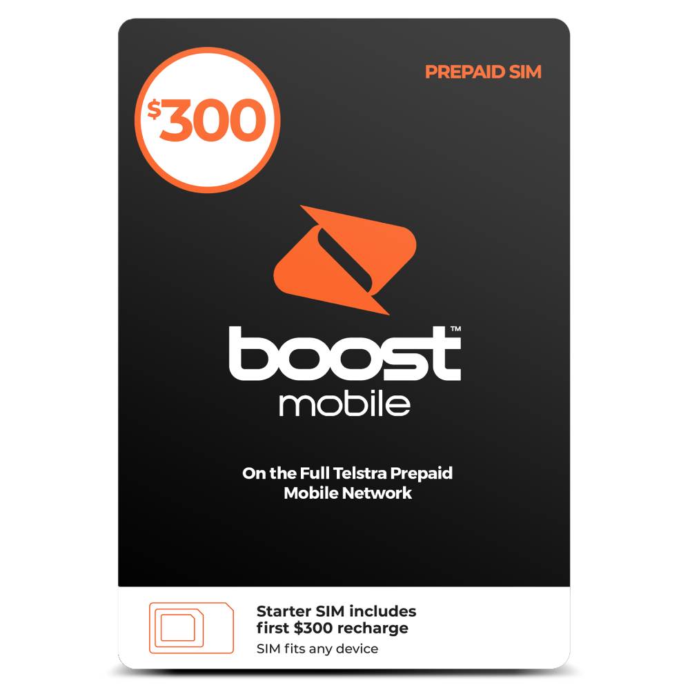 Boost $300 Prepaid SIM