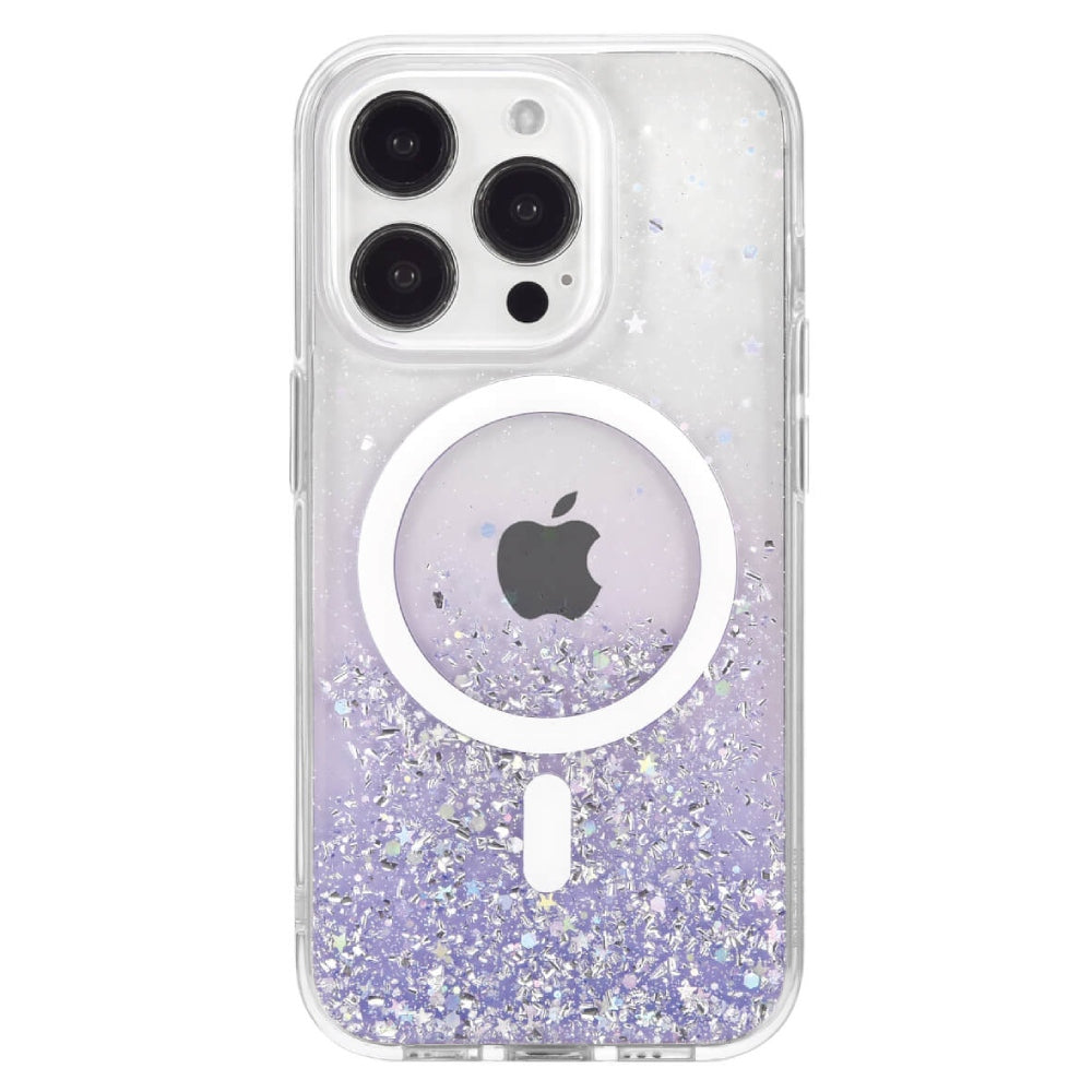 Bryten Starburst Magsafe Case (Suits iPhone 15 Pro) - Purple