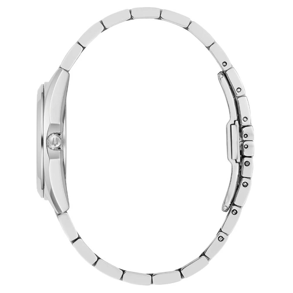 Bulova Classic Surveyor White Dial Women's Watch (96L347)