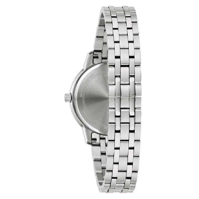 Bulova Silver Dial Classic Stainless Steel Women’s Watch (96M165)