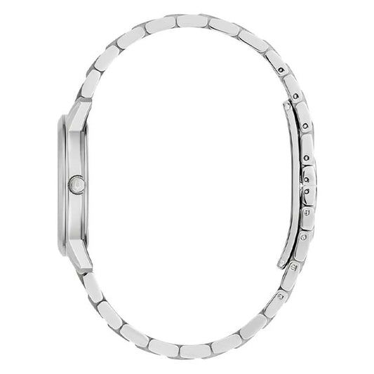 Bulova Silver Dial Classic Stainless Steel Women’s Watch (96M165)