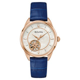 Bulova Sutton Automatic Leather Strap Women's Watch (97L180)
