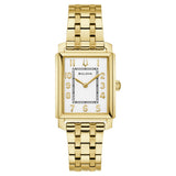 Bulova Sutton White Dial Gold-Tone Bracelet Women's Watch (97L186)