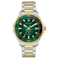 Bulova Automatic Two-Tone Marine Star Green Dial Men's Watch (98B467)