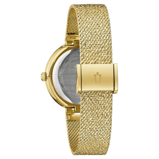 Bulova Classic Champagne Crystal Dial Women’s Watch (98L321)