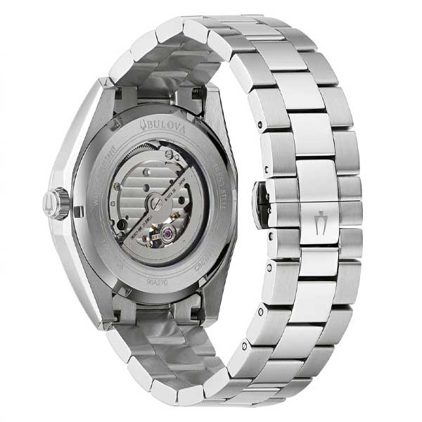 Bulova Black Dial Marine Star Surveyor Men's Watch (96A270)