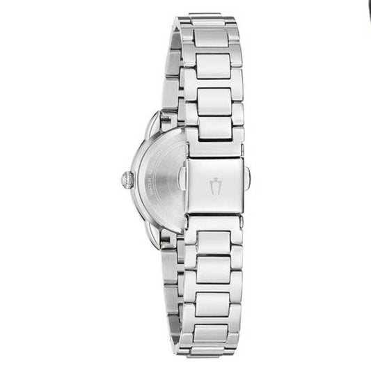Bulova Classic Blue Dial Stainless Steel Women’s Watch (96R251)