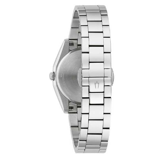 Bulova Blue Dial Surveyor Stainless Steel Women’s Watch (96P229)