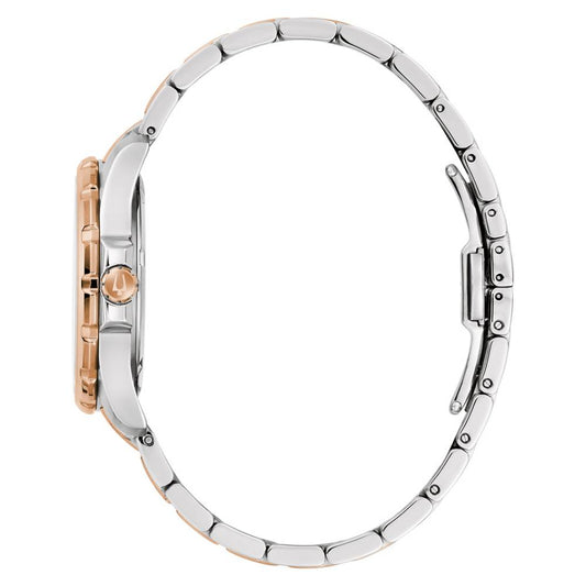 Bulova Ladies Marine Star Diamond Accented Stainless Steel Watch (98P228)